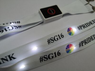 สายคล้องคอไฟกระพริบ LED