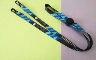 สายคล้องแมสก์ใส่โลโก้บริษัท