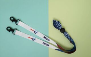 สายคล้องหน้ากากอนามัยขนาด 15 mm ประกอบตะขอพลาสติก